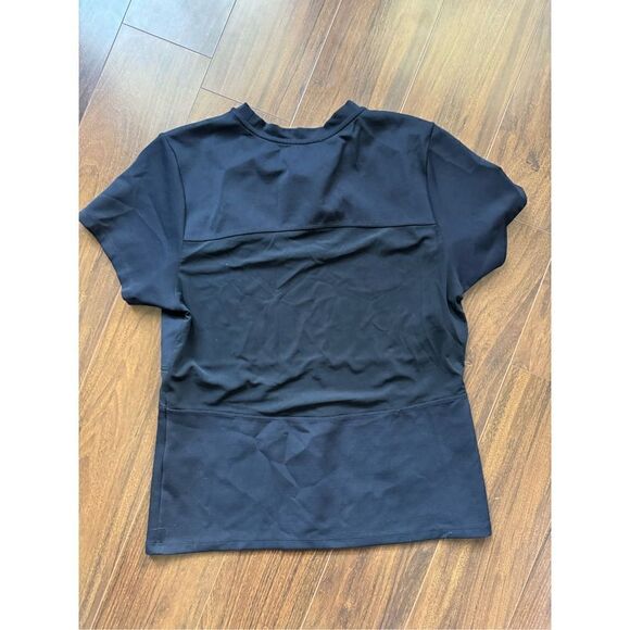 GSTQ L black mesh tee shirt - Picture 3 of 4